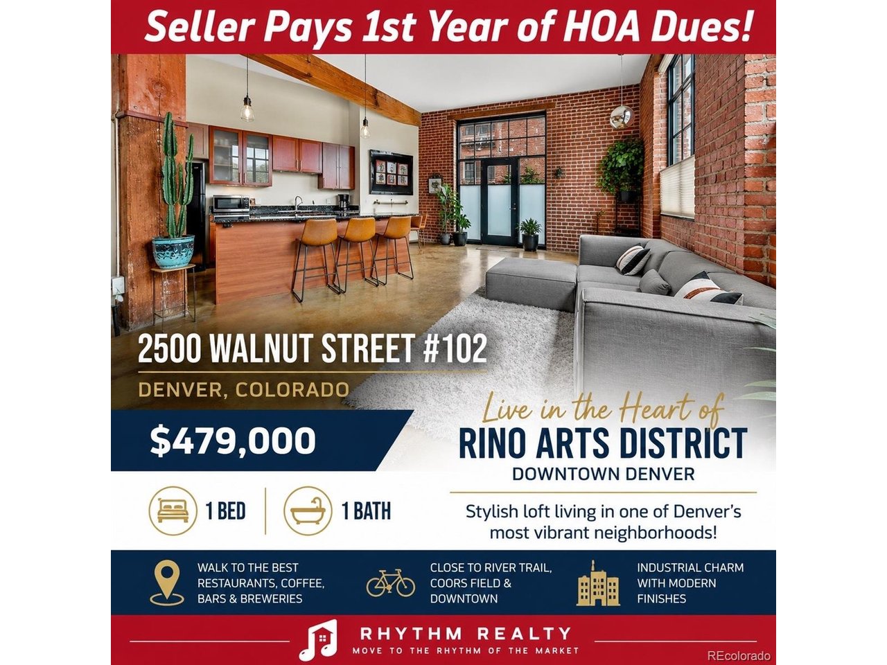 Photo of 2500 Walnut St #102 Denver CO 80205