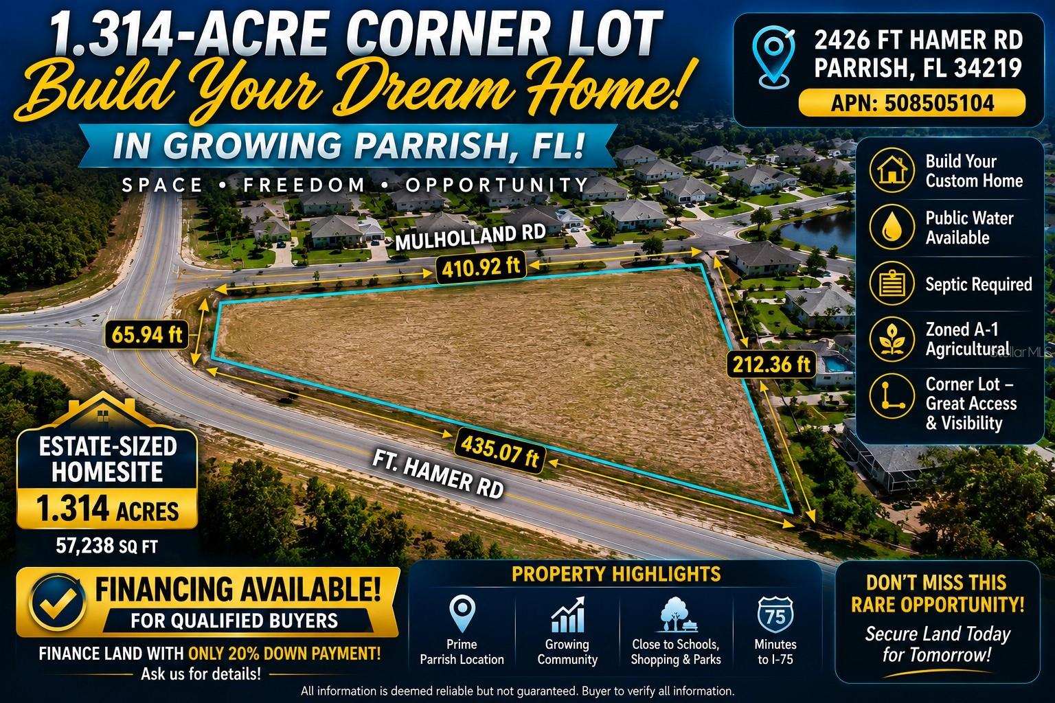 Photo of 2426 FORT HAMER ROAD PARRISH FL 34219