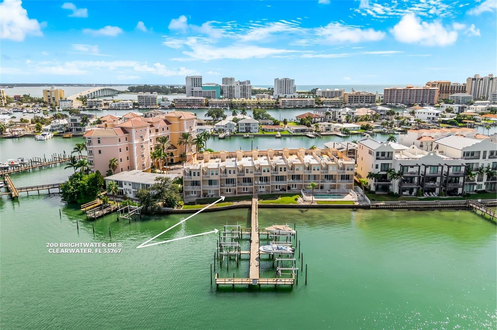 Photo of 200 BRIGHTWATER DRIVE #8 CLEARWATER BEACH FL 33767
