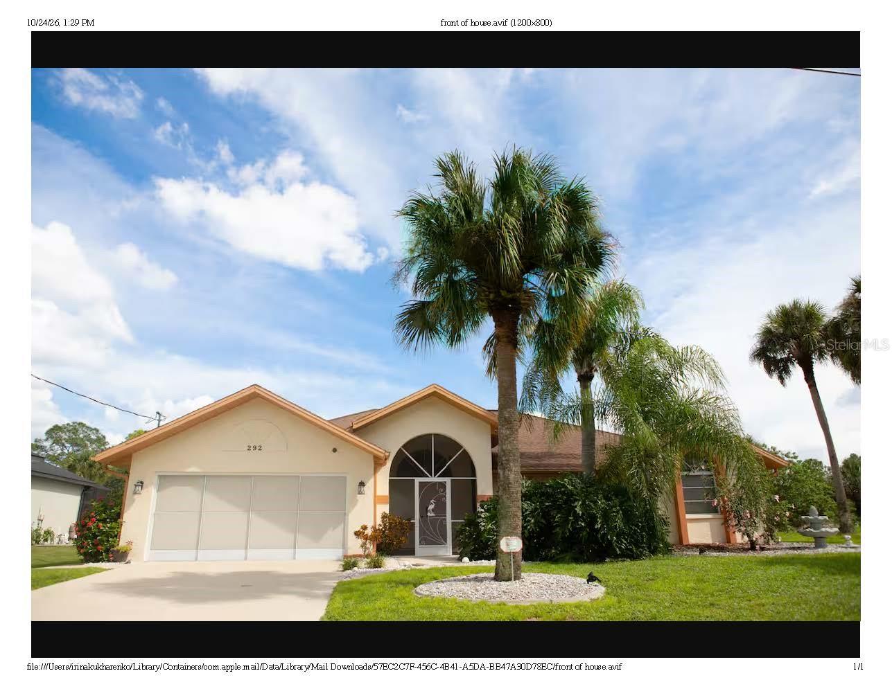 Photo of 292 MCCABE STREET PORT CHARLOTTE FL 33953