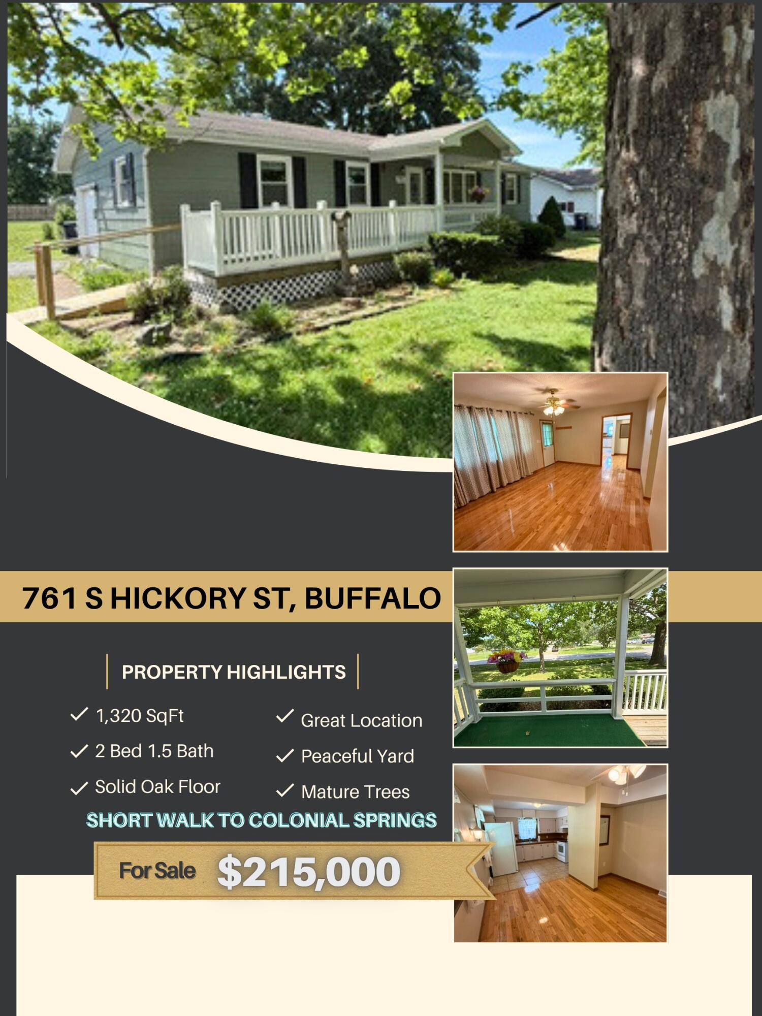 Photo of 761 S Hickory Street Buffalo MO 65622